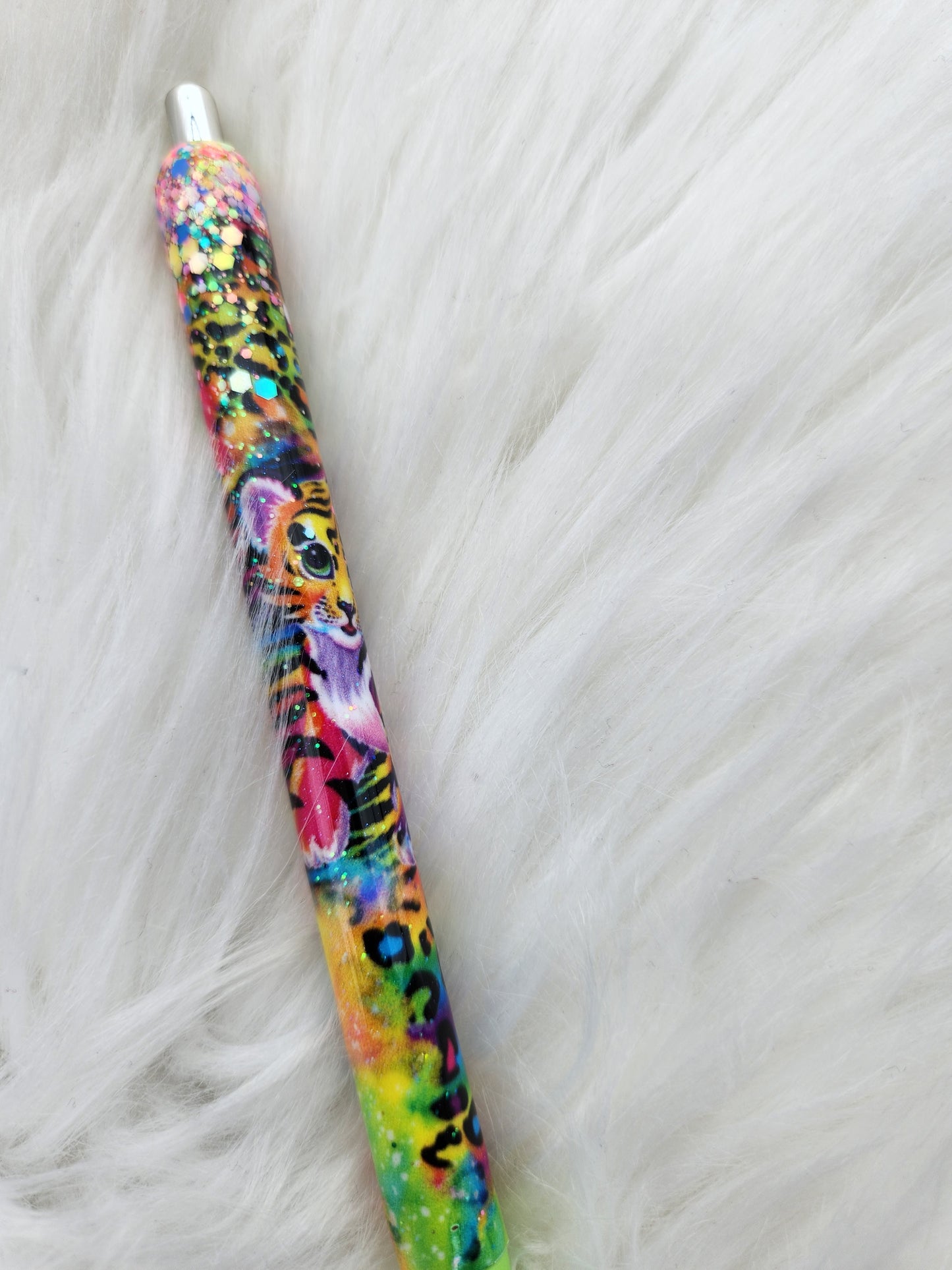 Neon Animal Print Pen