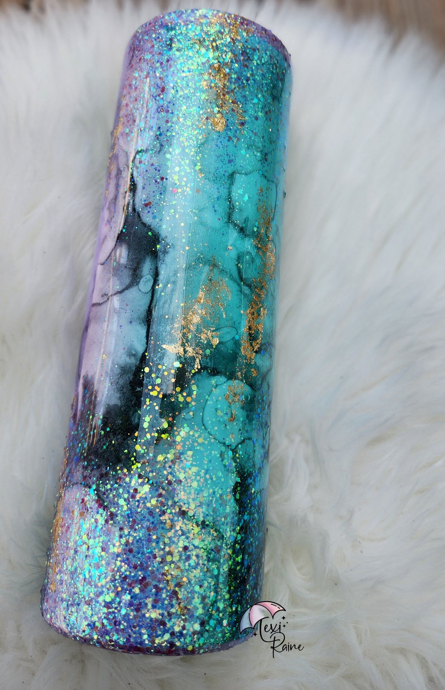 Dark Marble Tumbler