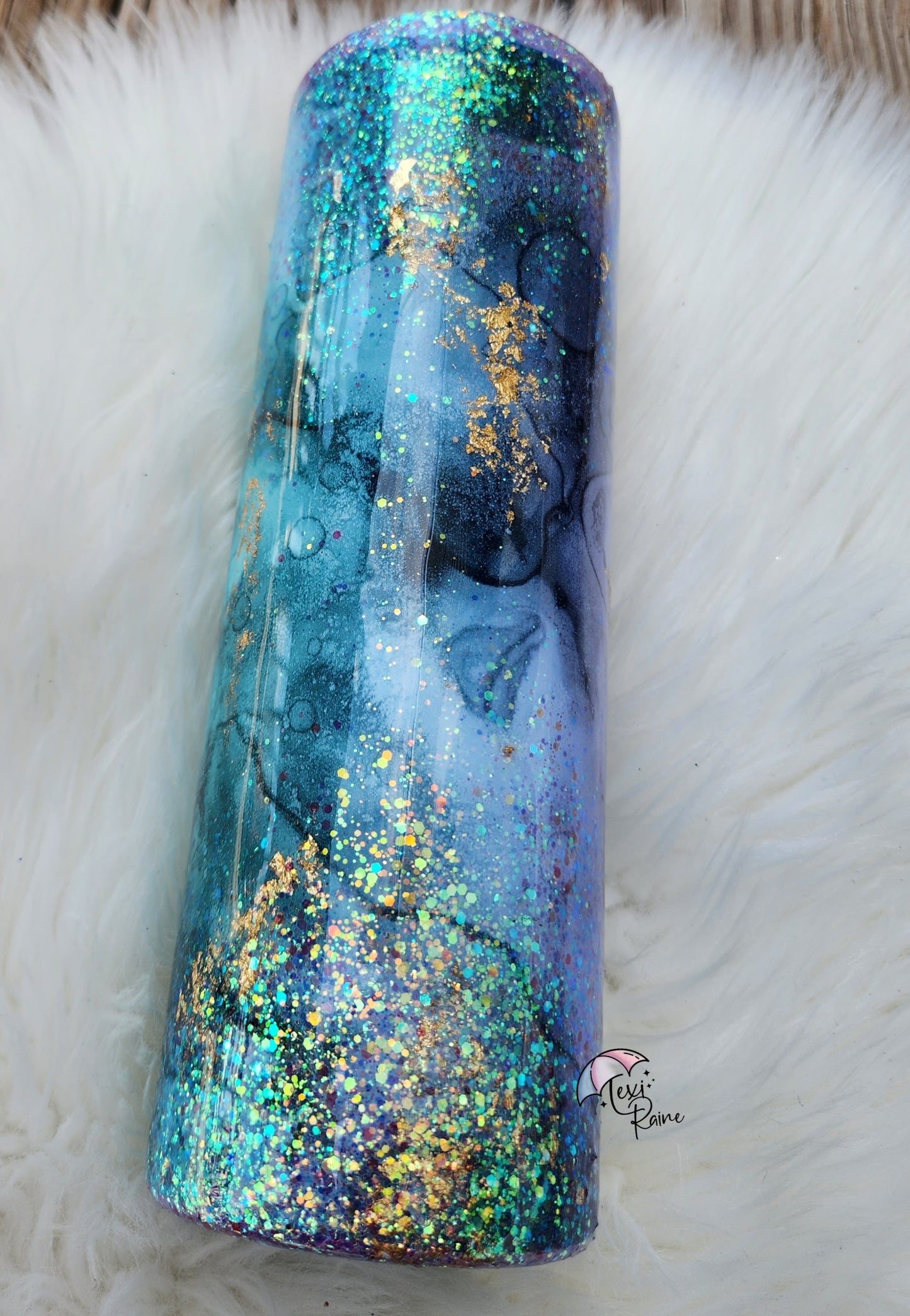 Dark Marble Tumbler