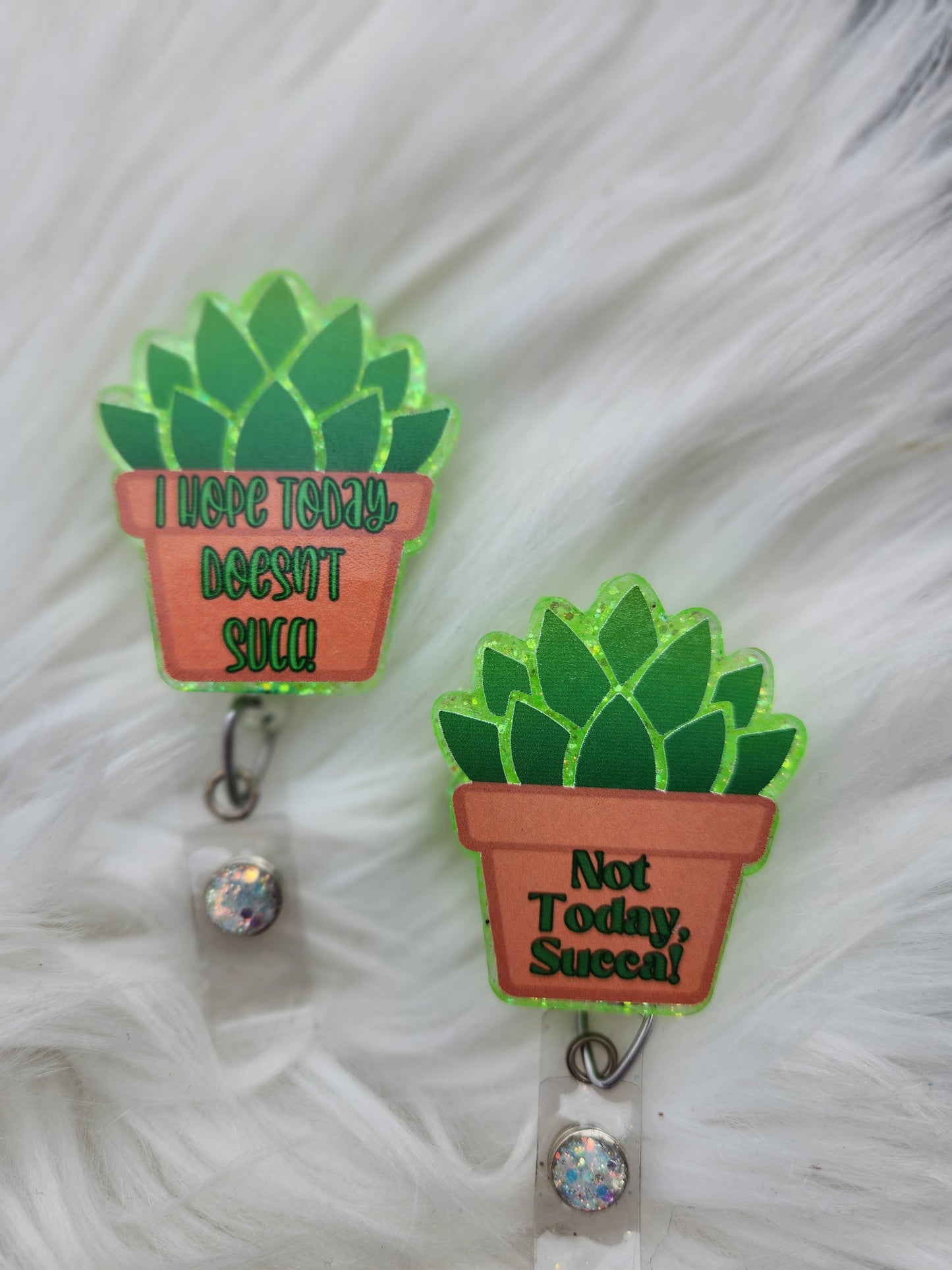 Succulent Badge Reel