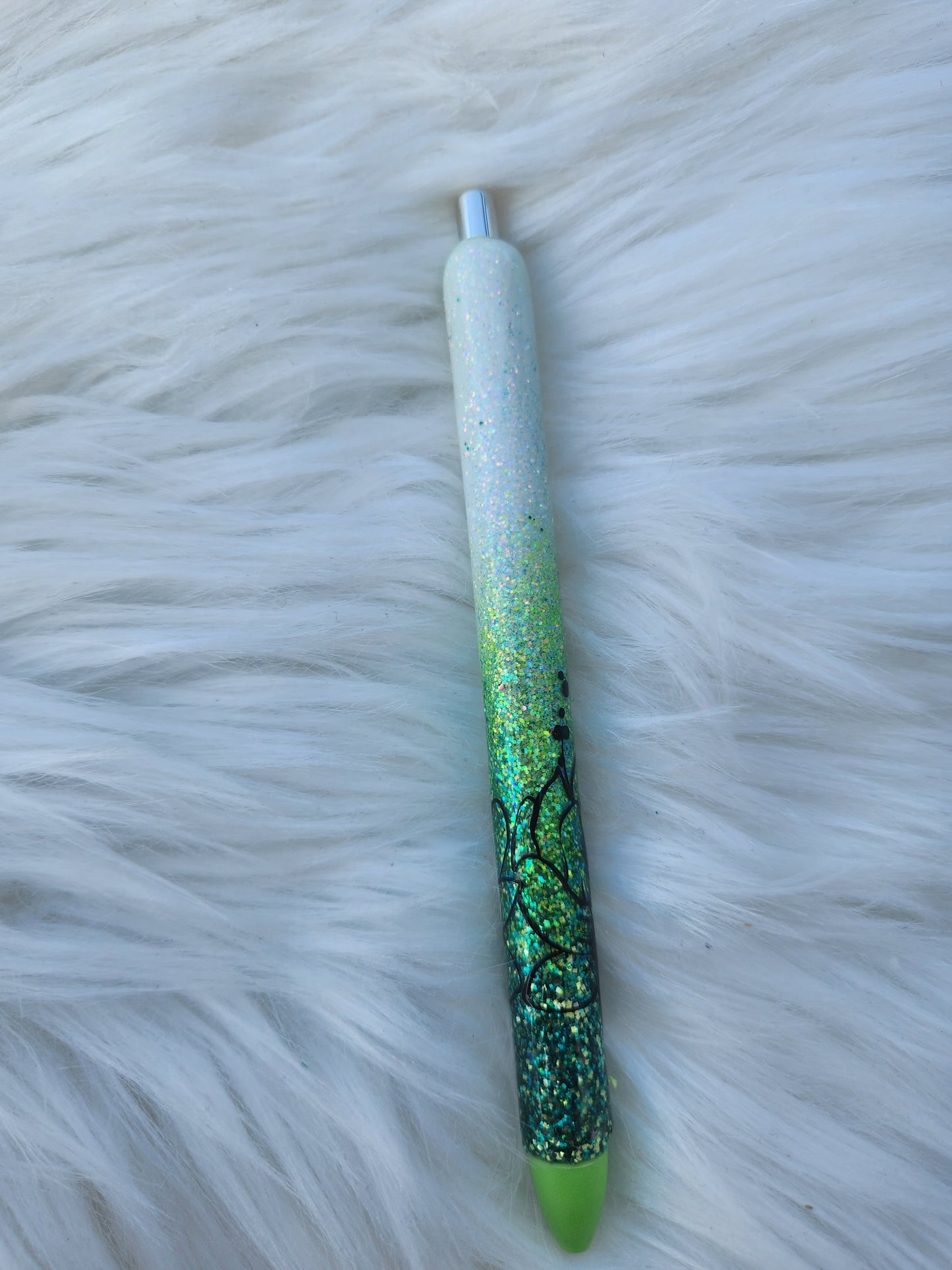 Floral Ombre Pen (Green)