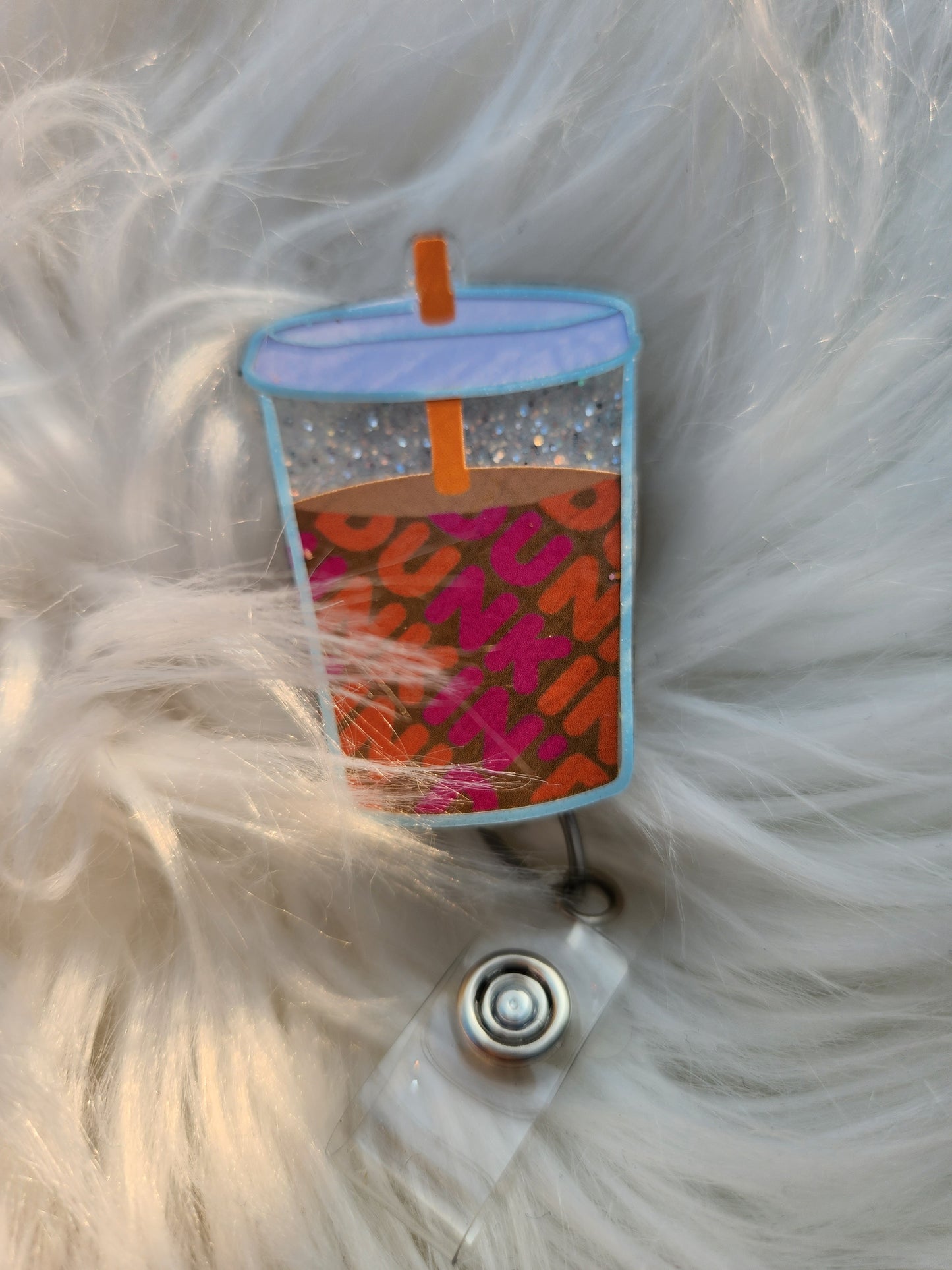 Iced Coffee Badge Reel