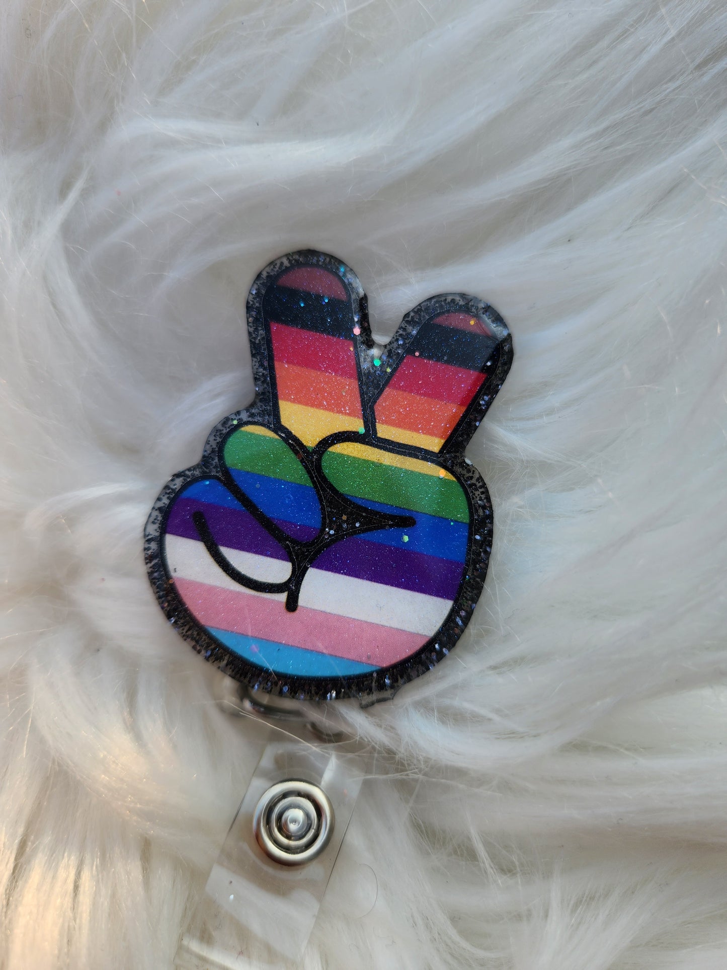 Pride Peace Badge Reel