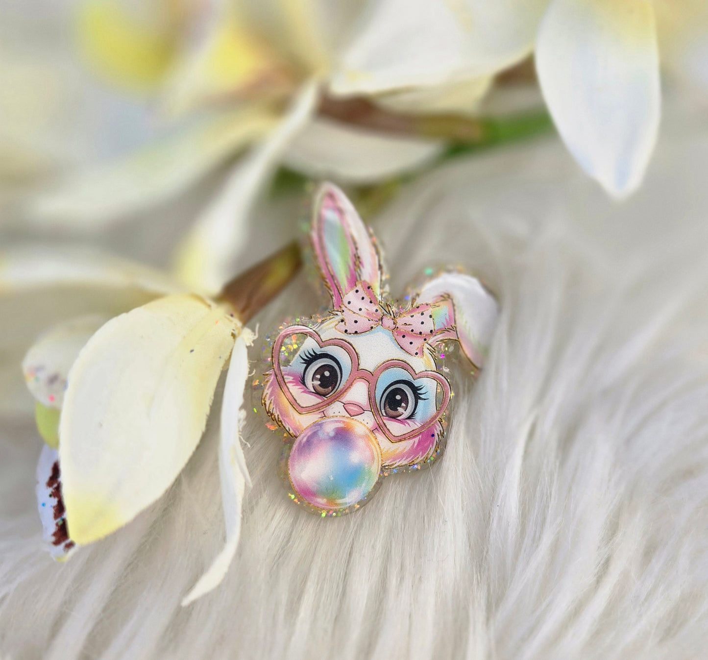 Bubblegum Bunny badge reel