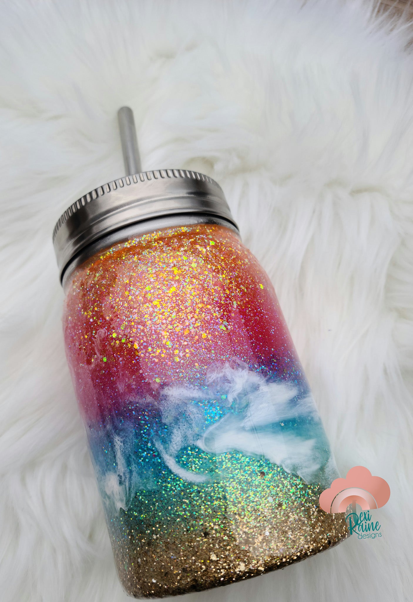 Neon Beach Tumbler