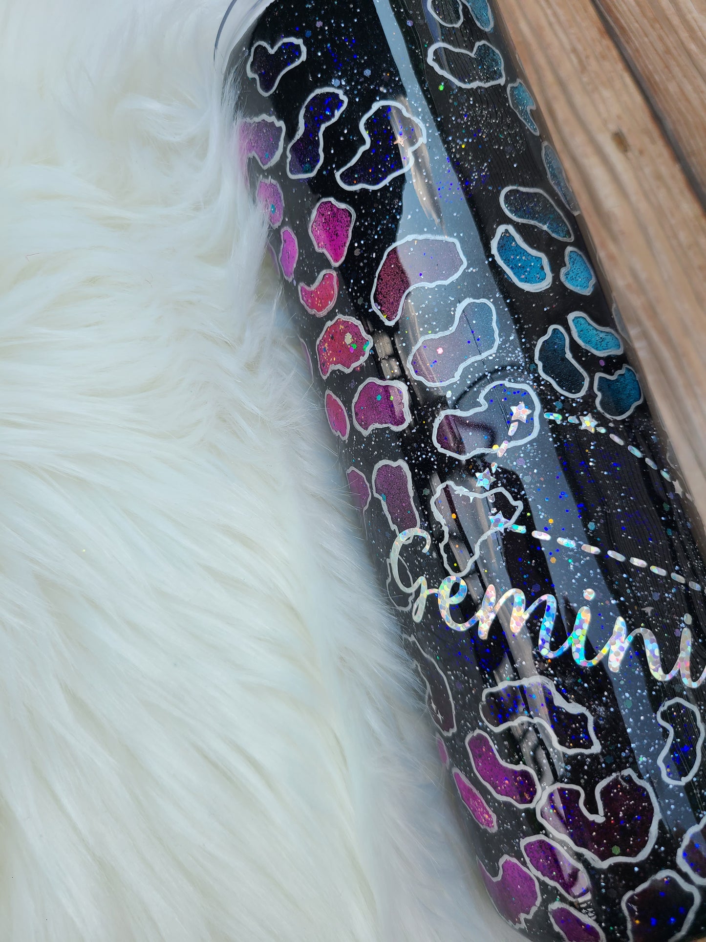 Galaxy Leopard Print Tumbler