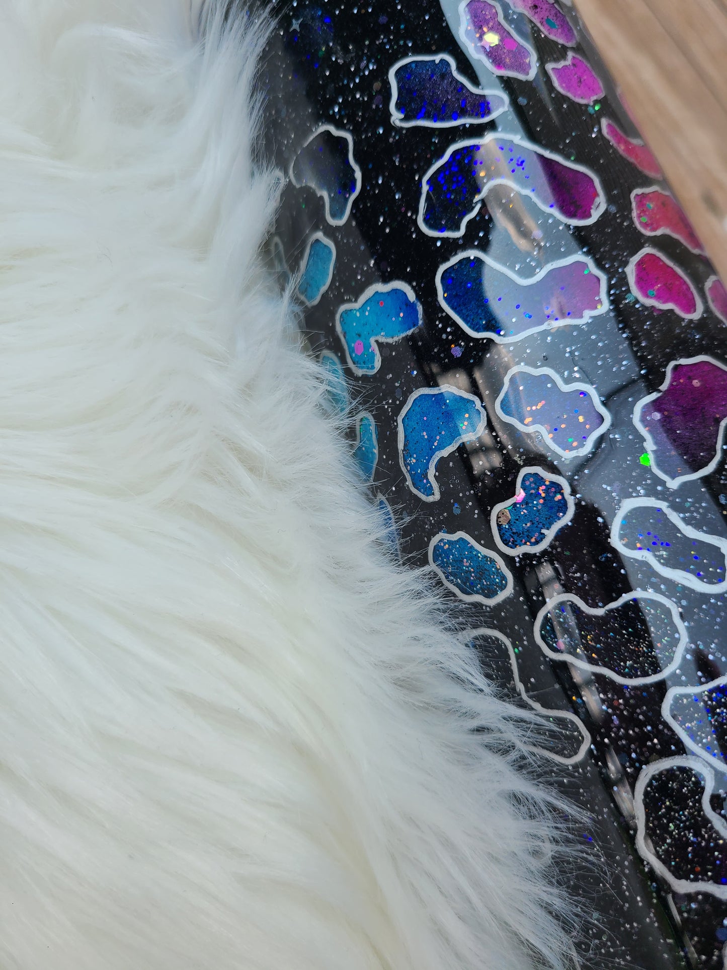 Galaxy Leopard Print Tumbler