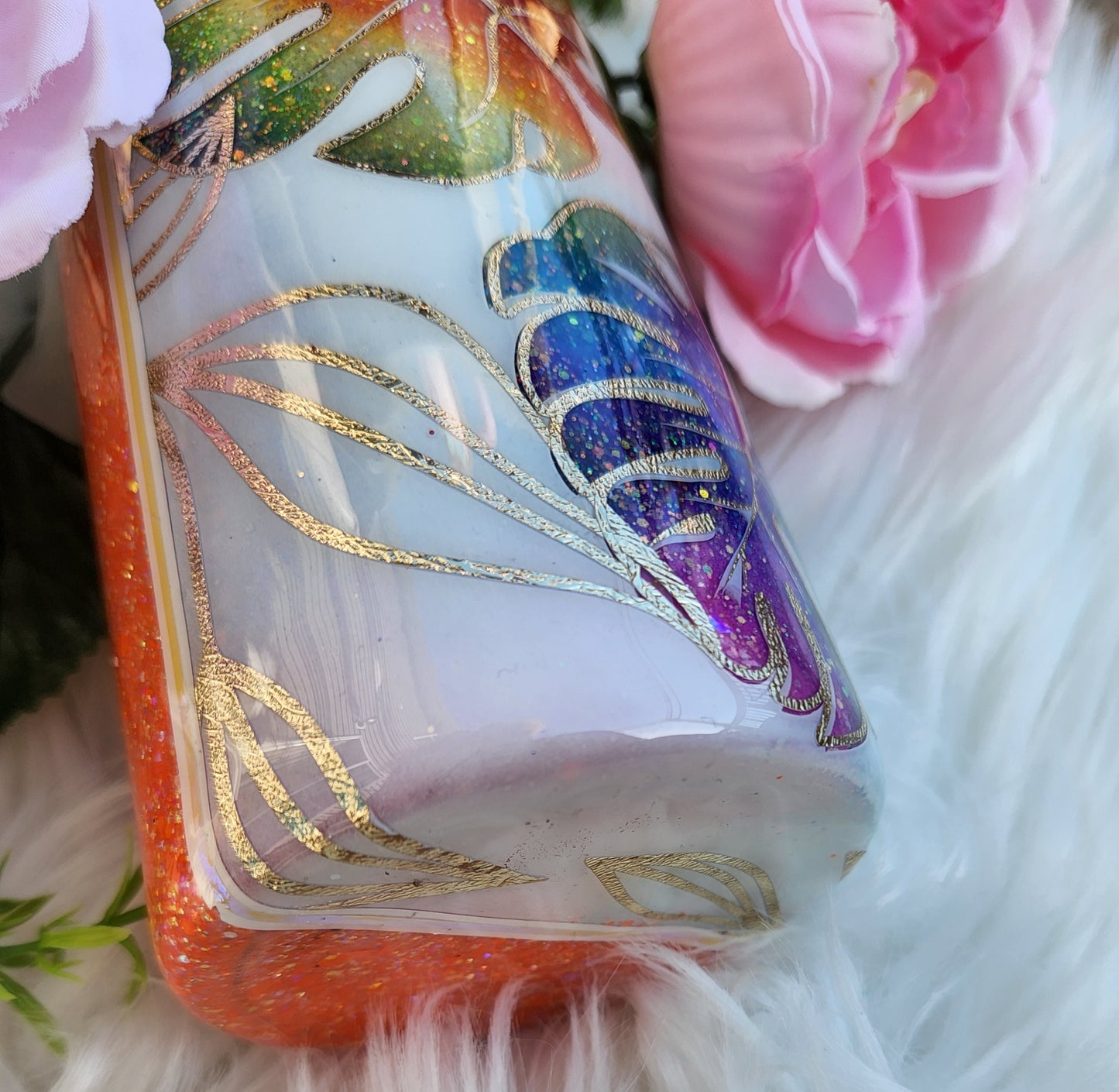Rainbow Monsteras Tumbler