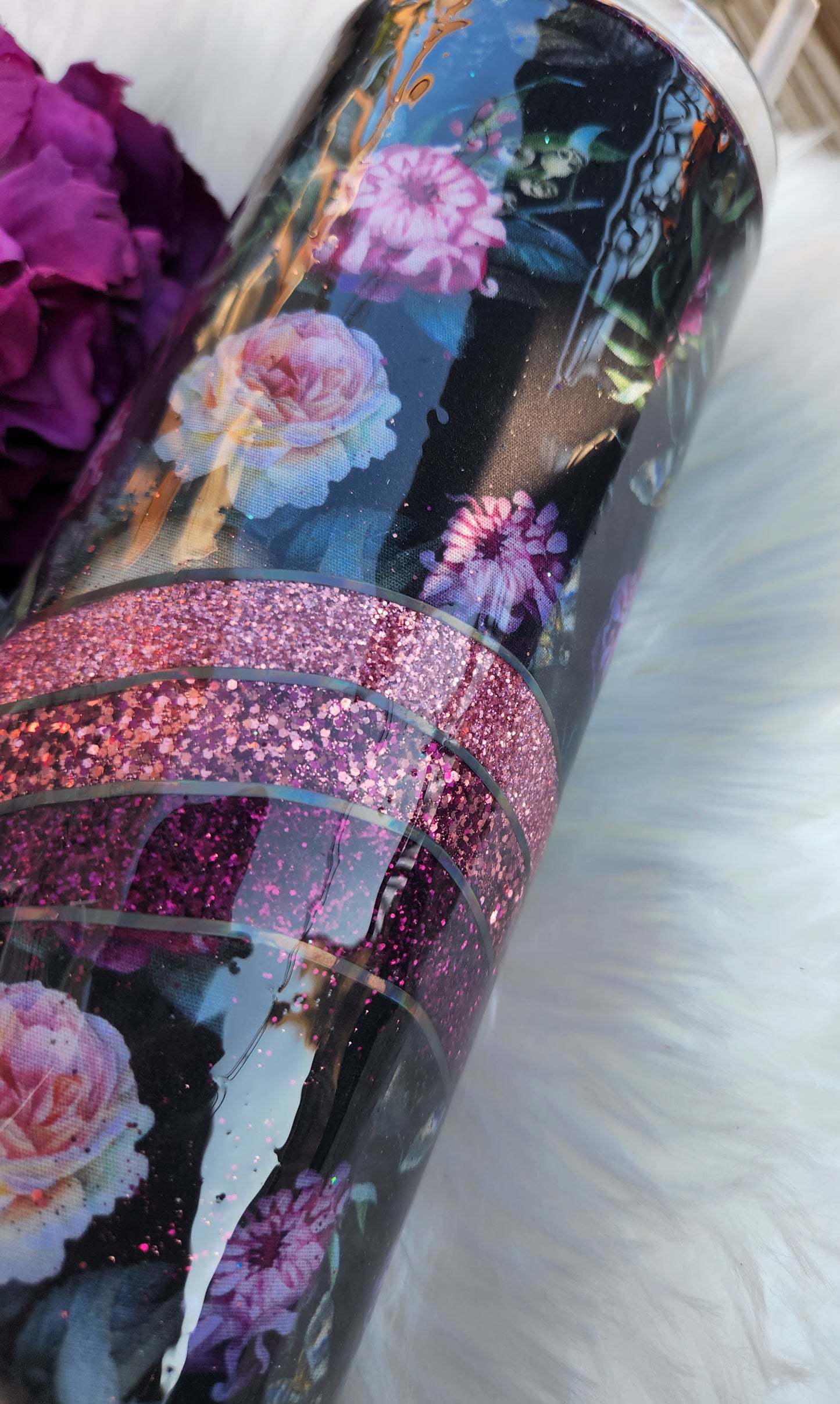 Skulls and Roses Tumbler