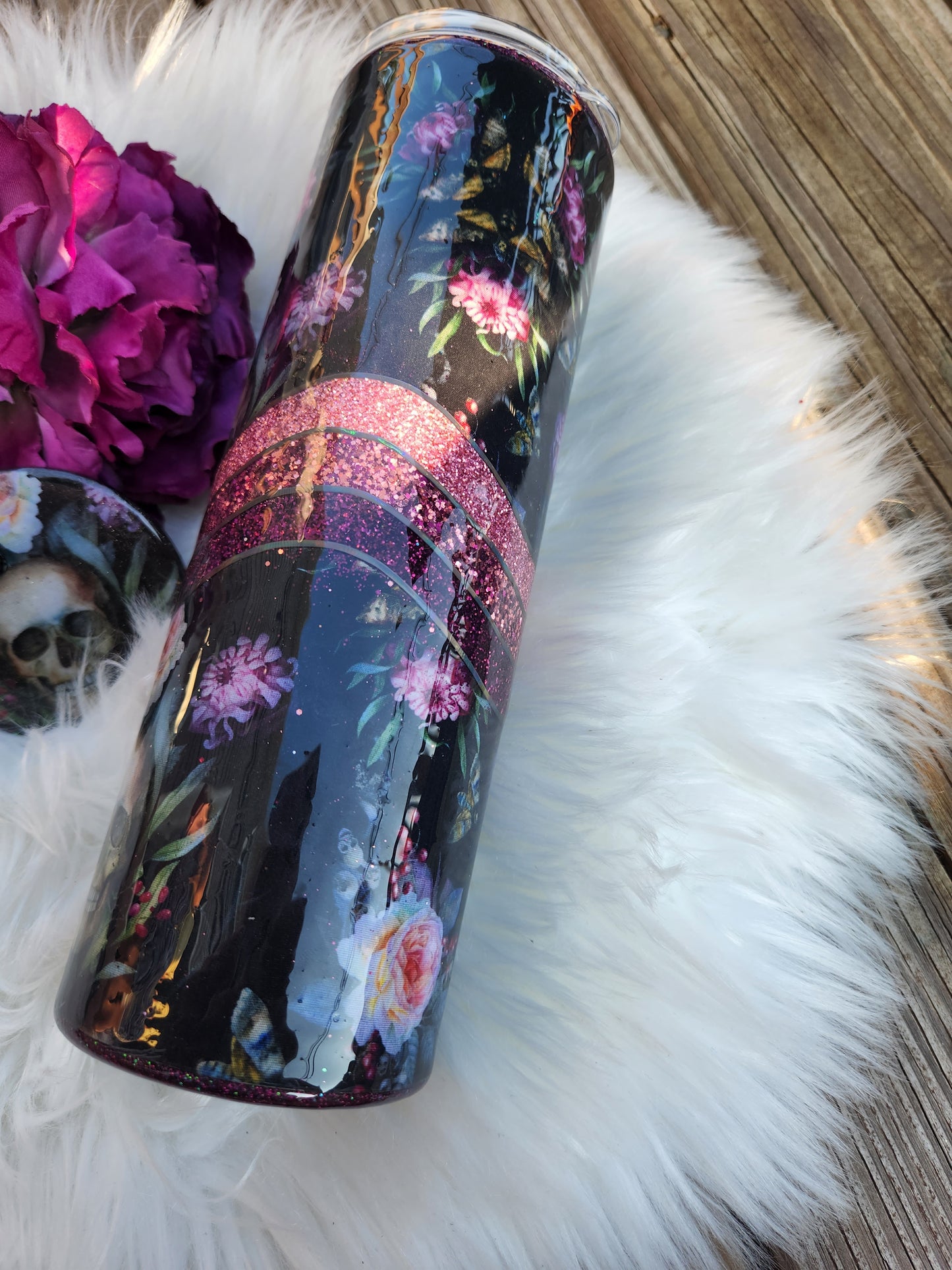 Skulls and Roses Tumbler