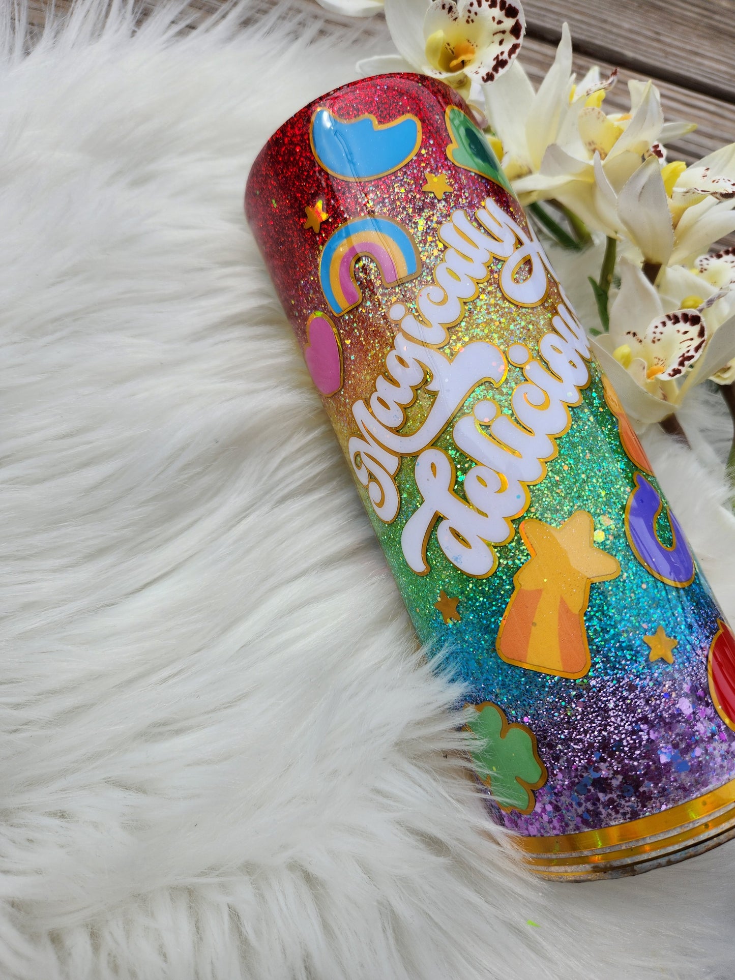 Rainbow Charms Tumbler