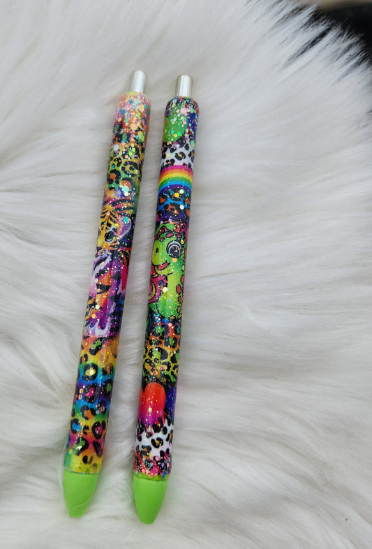 Neon Animal Print Pen