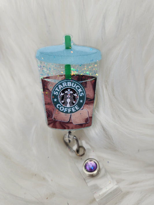 Iced Coffee Badge Reel