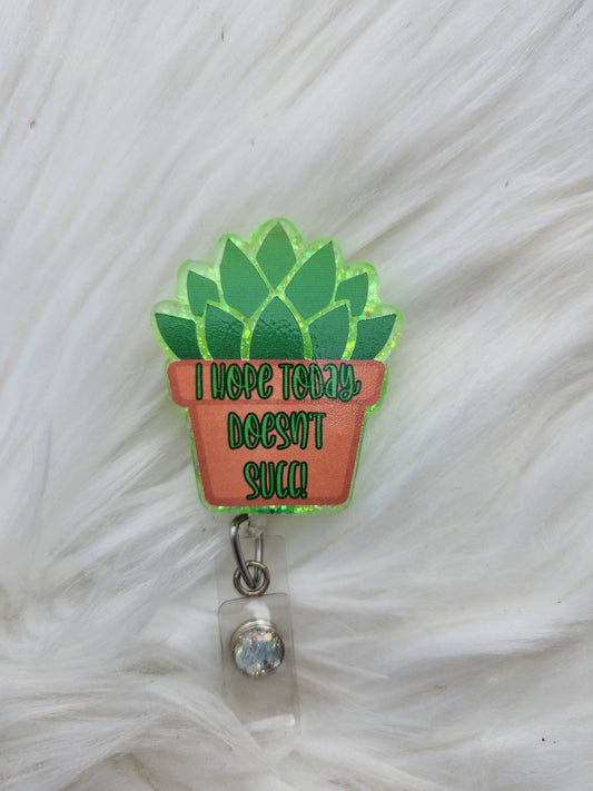 Succulent Badge Reel