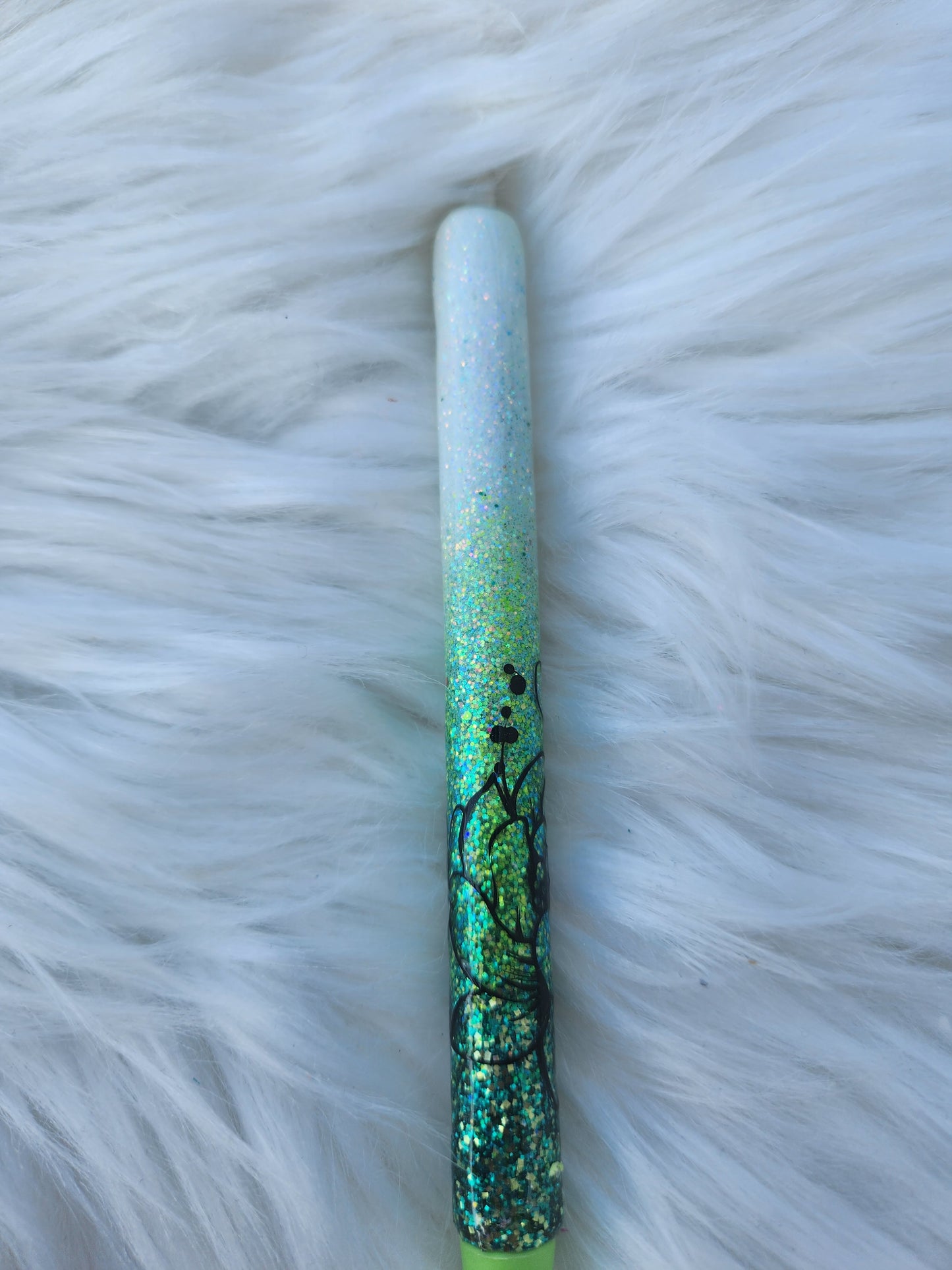 Floral Ombre Pen (Green)