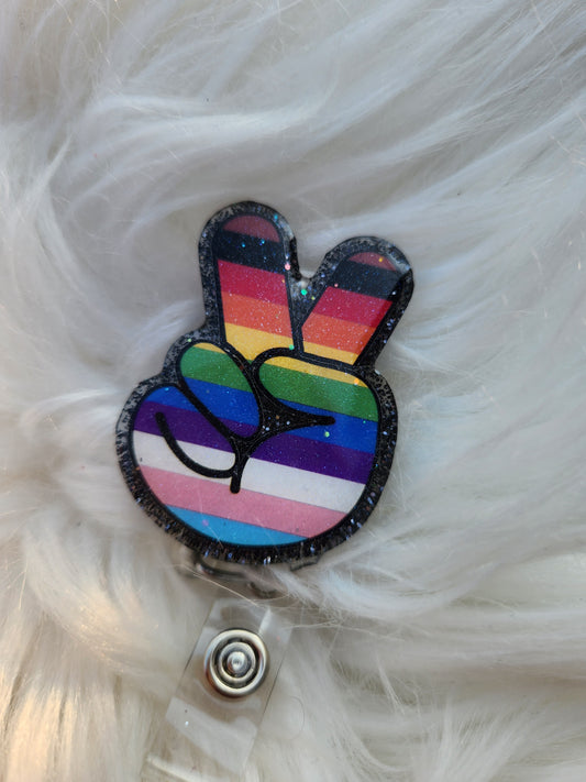 Pride Peace Badge Reel