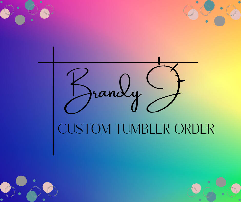 Custom 30oz skinny tumbler