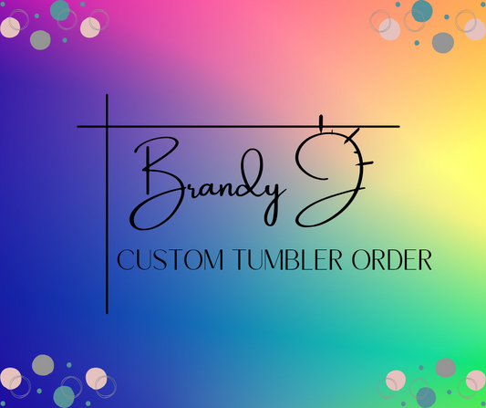 Custom 30oz skinny tumbler
