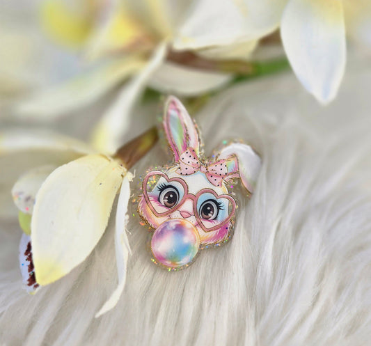 Bubblegum Bunny badge reel
