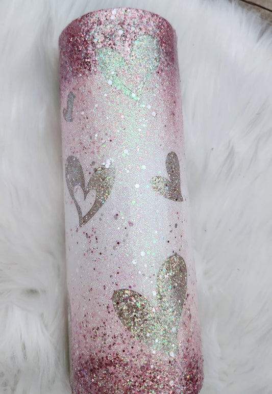 Champagne Heart Tumbler